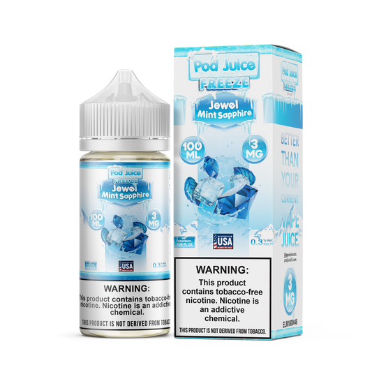 Pod Juice Freeze Jewel Mint Sapphire 100ml