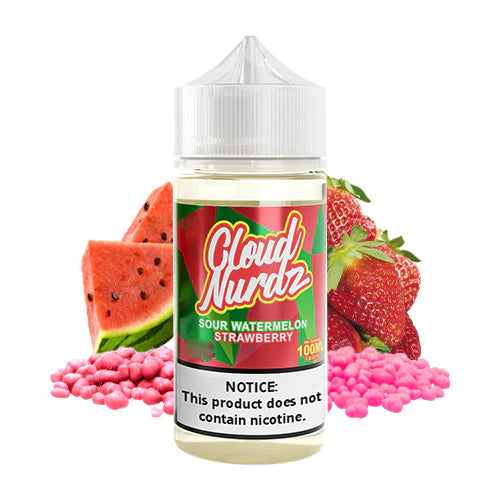 Cloud Nurdz Sour Watermelon Strawberry 100ml