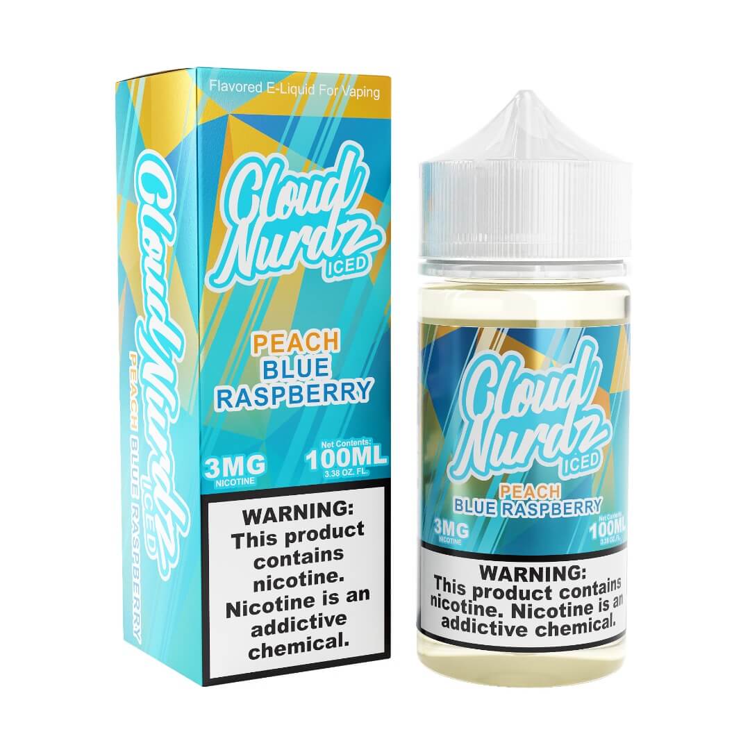 Cloud Nurdz Peach Blue Raspberry 100ml