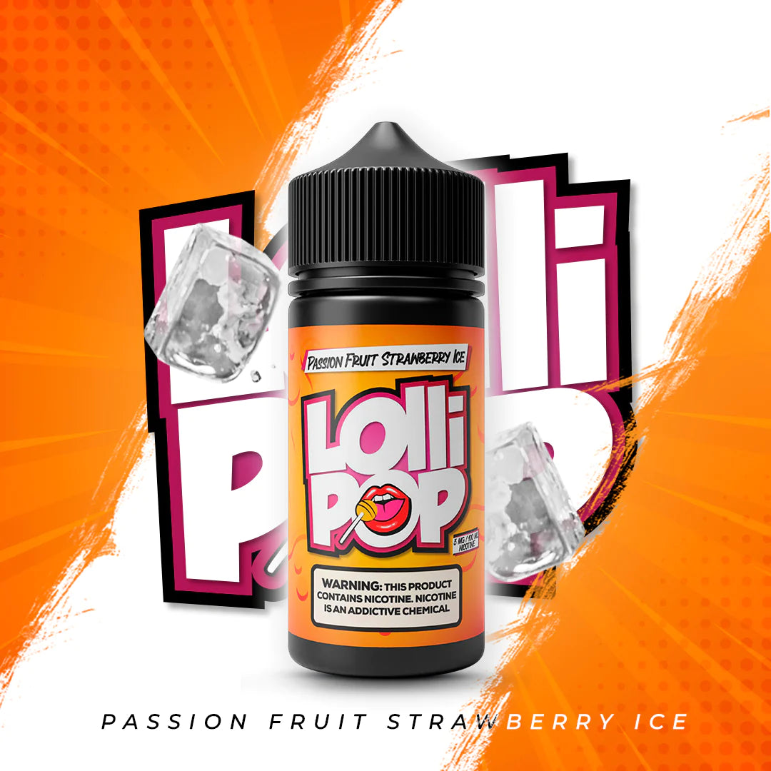 Lolli Pop Passion Fruit Strawberry ice 100ml