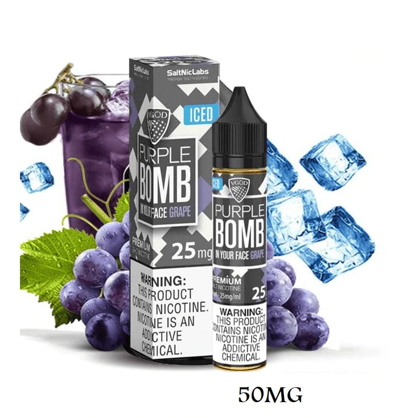 VGOD Salt Iced Purple Bomb 50mg/30ml