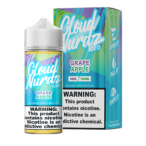 Cloud Nurdz Iced Grape Apple 03mg/100ml