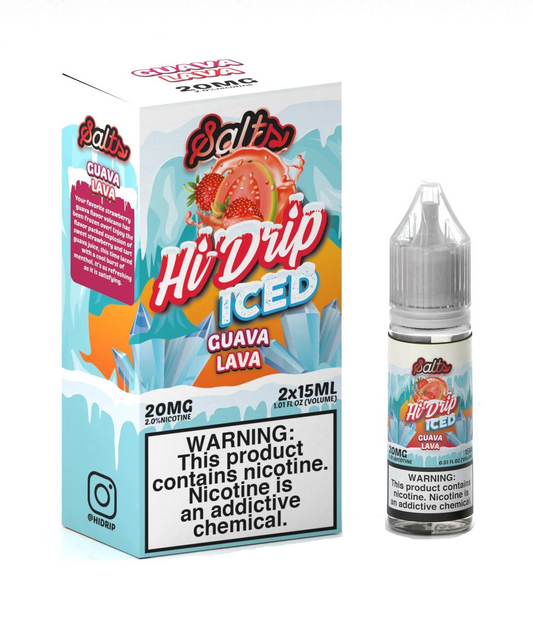 Hi Drip Salt Iced Guava Lava 50mg/15ml