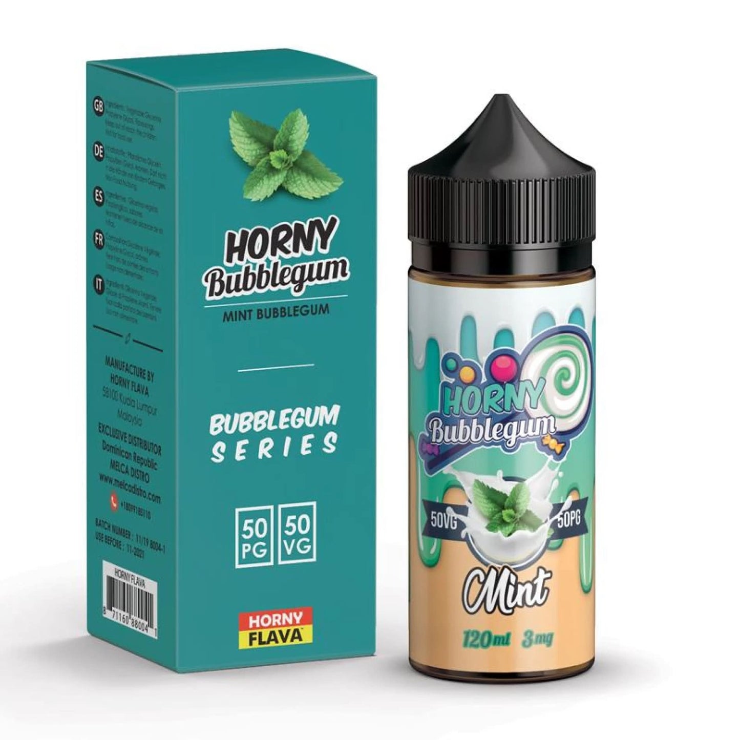 Horny Flava Ice Mint Bubblegum 06mg/120ml